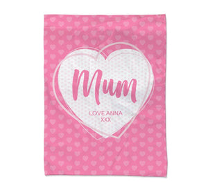 Heart Blanket Large