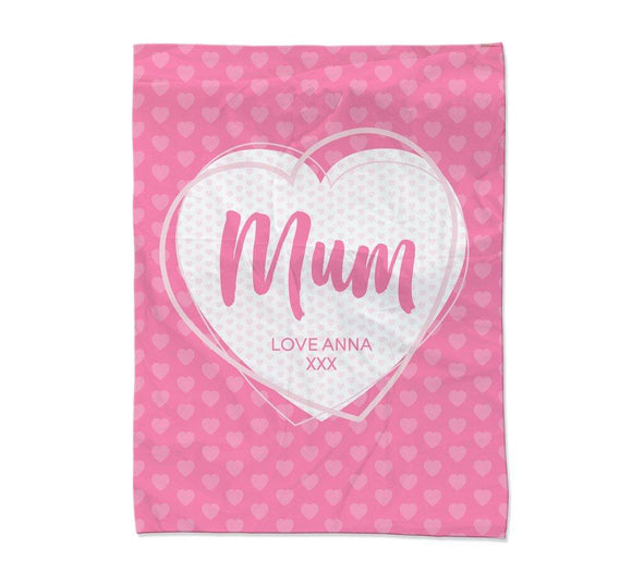 Heart Blanket Large