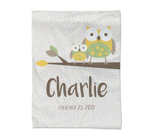 Owl Blanket Large