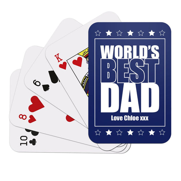 World's Best Dad Playing Cards