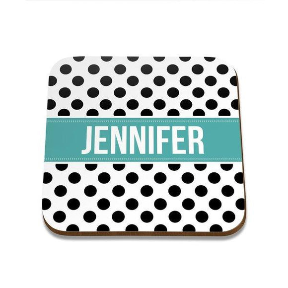 Polka Dot Square Coaster - Single