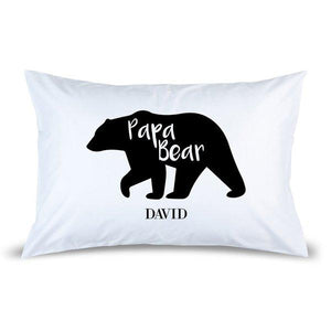 Papa Bear Pillow Case