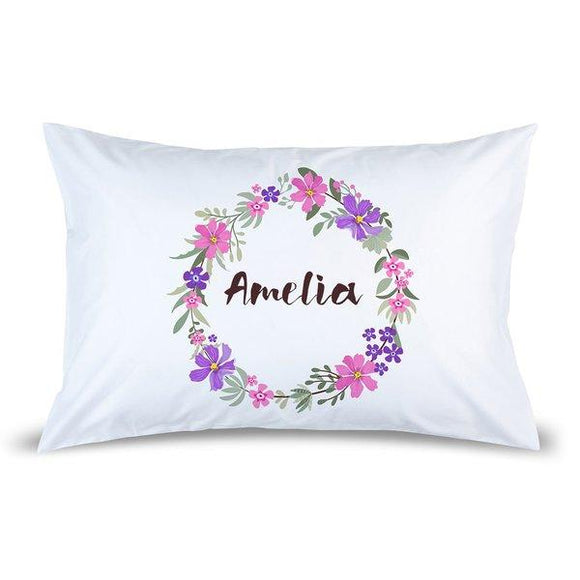 Wreath Pillow Case