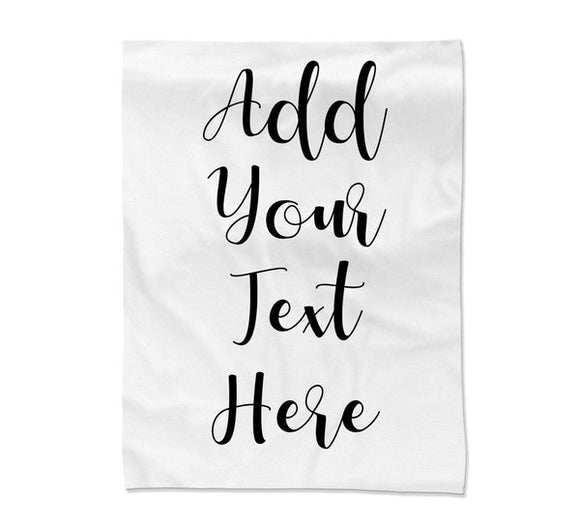 Add Your Own Message Blanket - Small