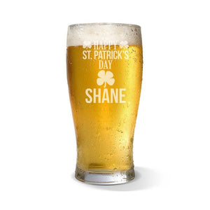 Happy St. Patrick's Day Standard 285ml Beer Glass