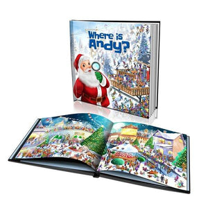 Where is Santa? Large Hard Cover Story Book