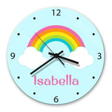 Rainbow Glass Clock