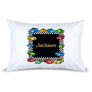 Race Cars Pillow Case