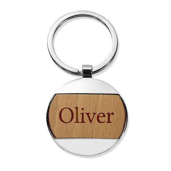 Name Key Rings Round Shape Classic Name Round Metal Keyring – Officeworks Photos