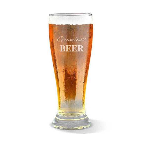 Grandpa's Premium 285ml Beer Glass