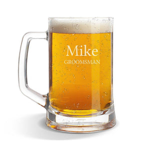 Mike Glass Beer Mug