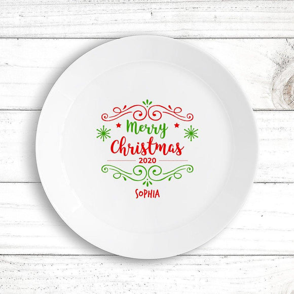 Merry Christmas Kids' Plate