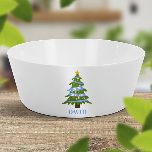 Blue Christmas Kids' Bowl