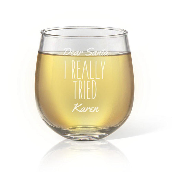 I Tried Stemless Wine Glass