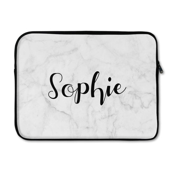 Marble Laptop Sleeve - Medium