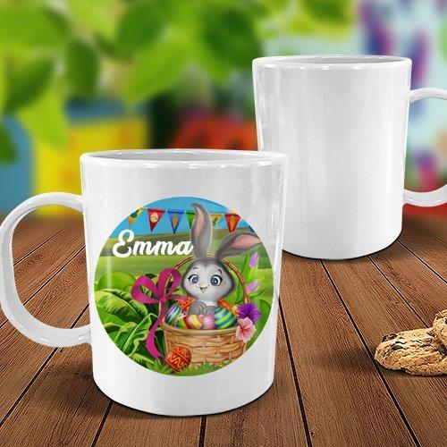 Easter Bunny White Plastic Mug – Officeworks Photos