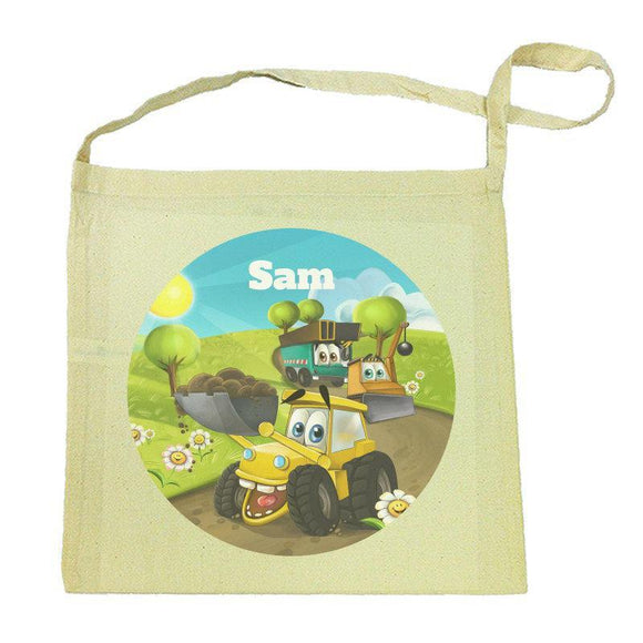 Building Friends Calico Tote Bag (Temporarily Out of Stock)