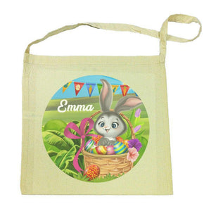 Easter Bunny Calico Tote Bag