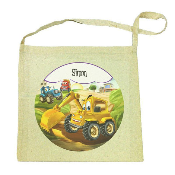 New Little Digger Calico Tote Bag