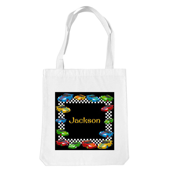 Race Cars Premium Tote Bag (Temp Out of Stock)