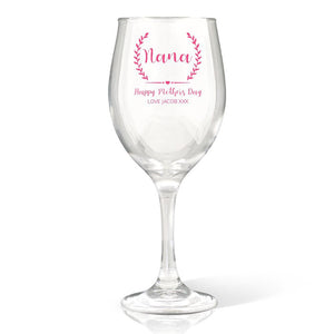 Crest Wine Glass