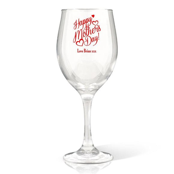 Happy Mother's Day Wine Glass