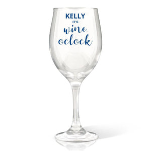 Wine Time Wine Glass