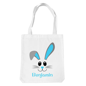 Blue Bunny Face Premium Tote Bag