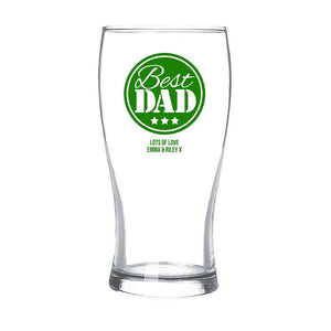 Best Dad Standard Beer Glass