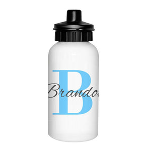 Blue Monogram Drink Bottle