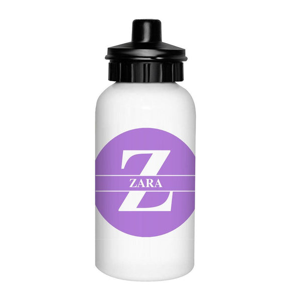 Purple Monogram Drink Bottle