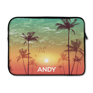 Palm Trees Laptop Sleeve - Small