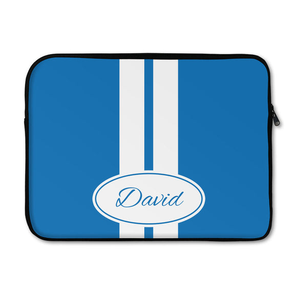 Racing Stripes Laptop Sleeve - Small