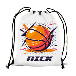 Basketball Drawstring Sports Bag