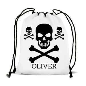 Skulls Drawstring Sports Bag