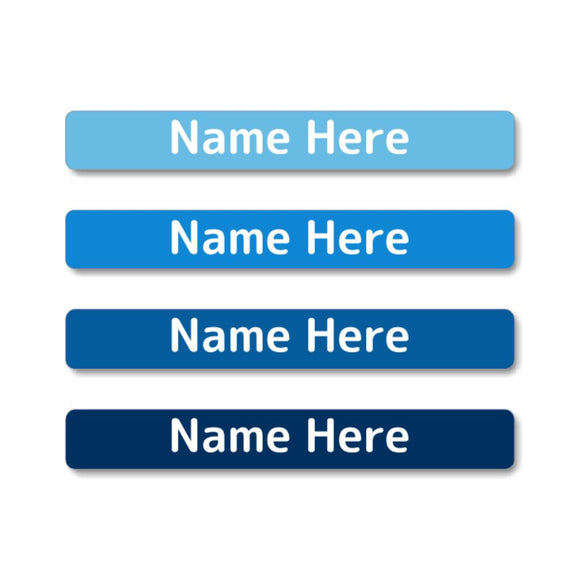 Blues Mini Name Labels 40pk