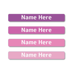 Magenta Mini Name Labels 40pk