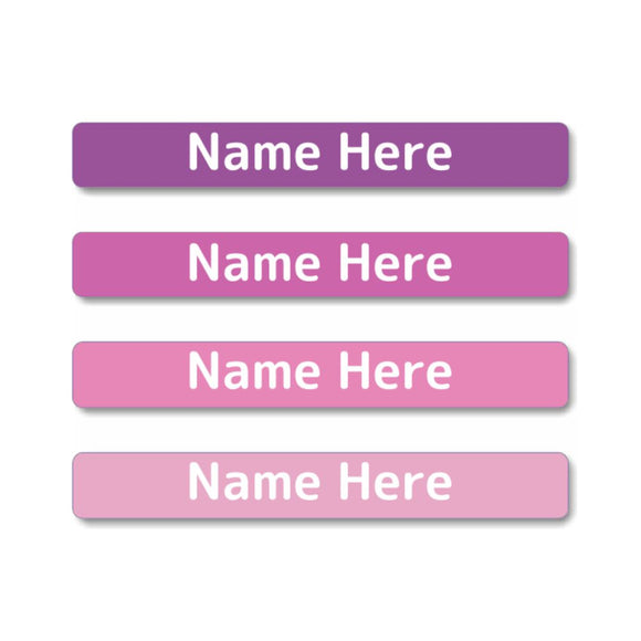 Magenta Mini Name Labels 40pk