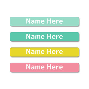 Pastels Mini Name Labels 40pk