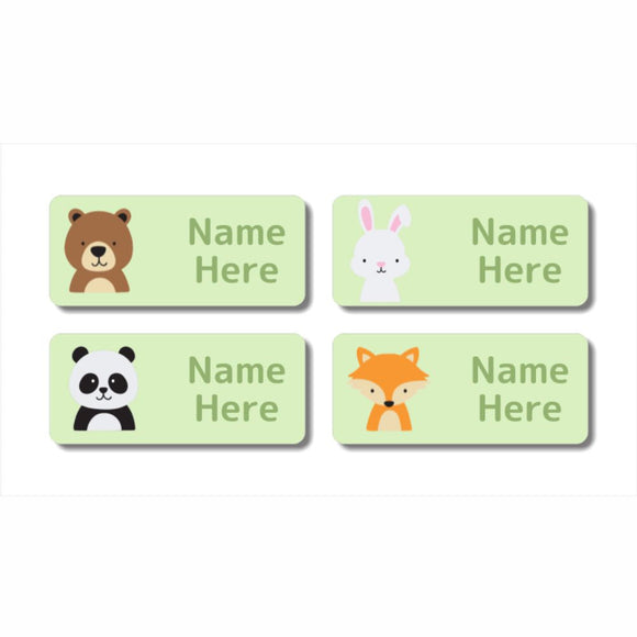 Woodland Animals Rectangle Name Labels 32pk – Officeworks Photos