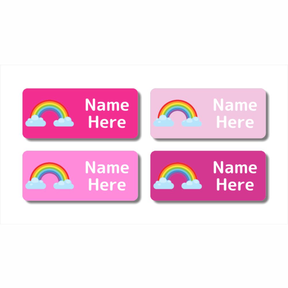 Rectangle Name Labels – Officeworks Photos