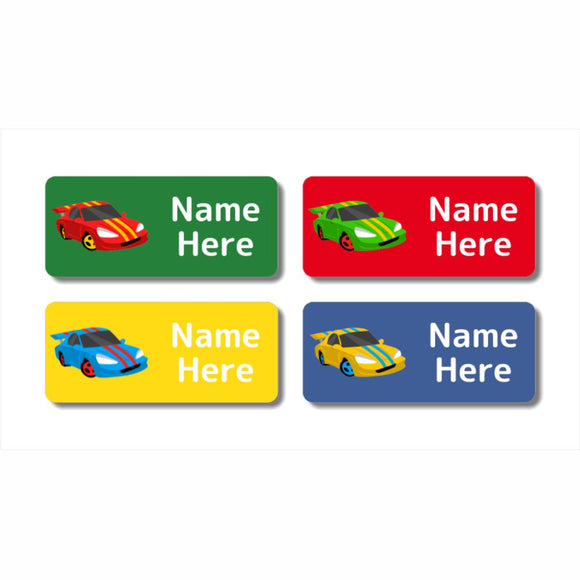 Car Racing Labels Racing Car Rectangle Name Labels 32pk – Officeworks Photos