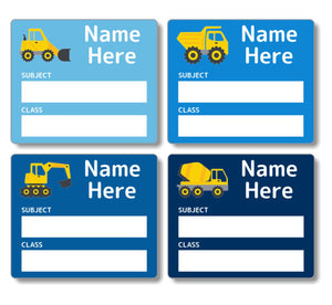 Little Digger School Book Labels 16pk