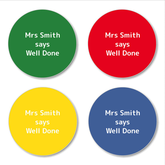 Multi Colour - Classic Teacher Stickers