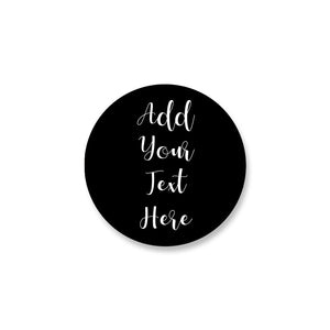 Add Your Own Message Flexi Magnet - Round