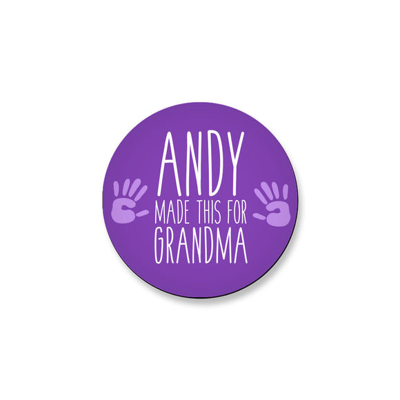 Grandma Flexi Magnet - Round