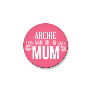 Mum Flexi Magnet - Round