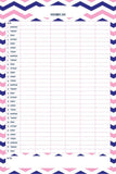 Chevron Family Planner