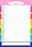 Colourful Family Planner