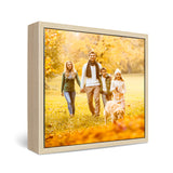 24x24" Framed Canvas Print (Black & Oak Frame Temp Out of Stock)